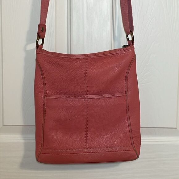 The Sak Pink Lucia Leather Bag, crossbody purse - Picture 8 of 11